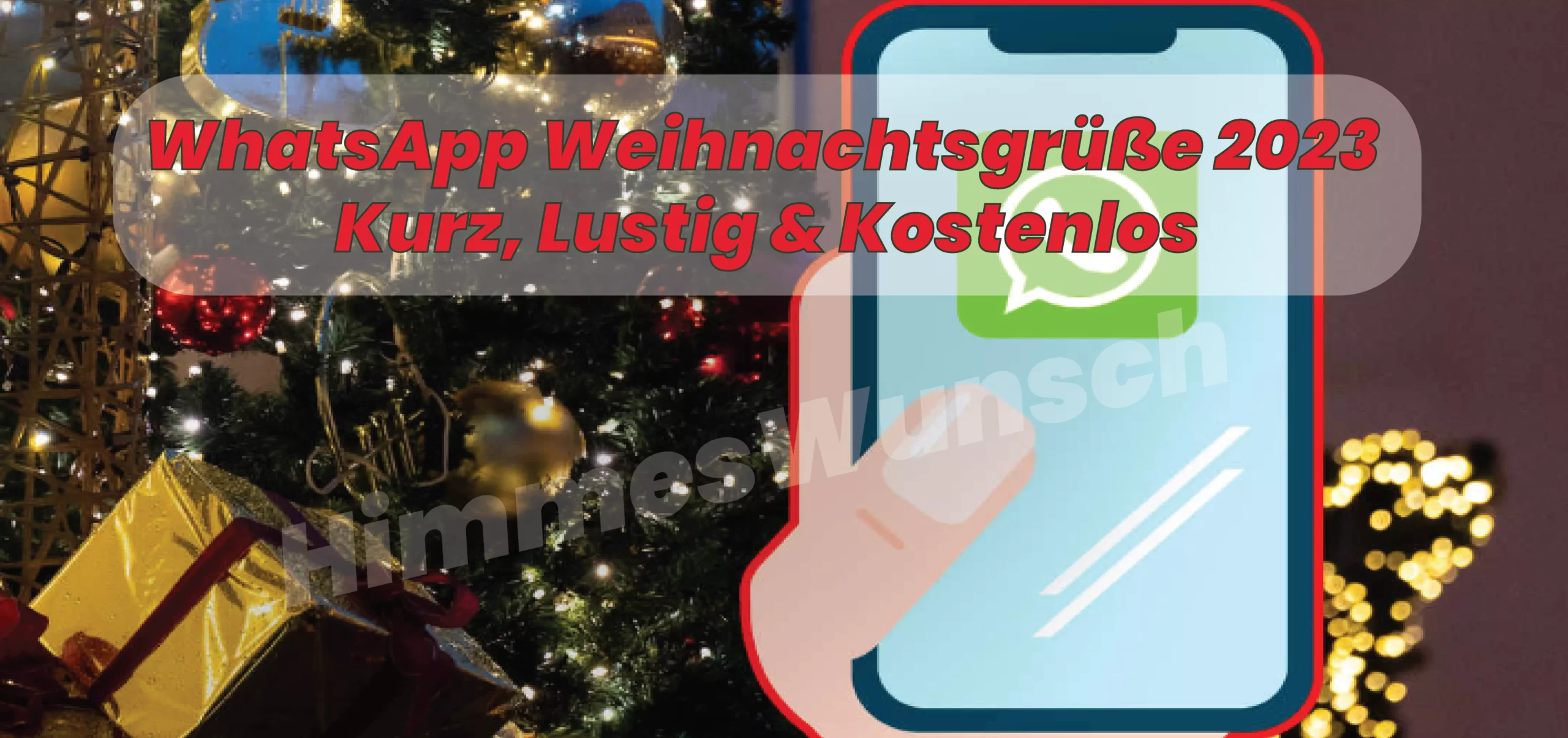 WhatsApp Weihnachtsgrüße 2023